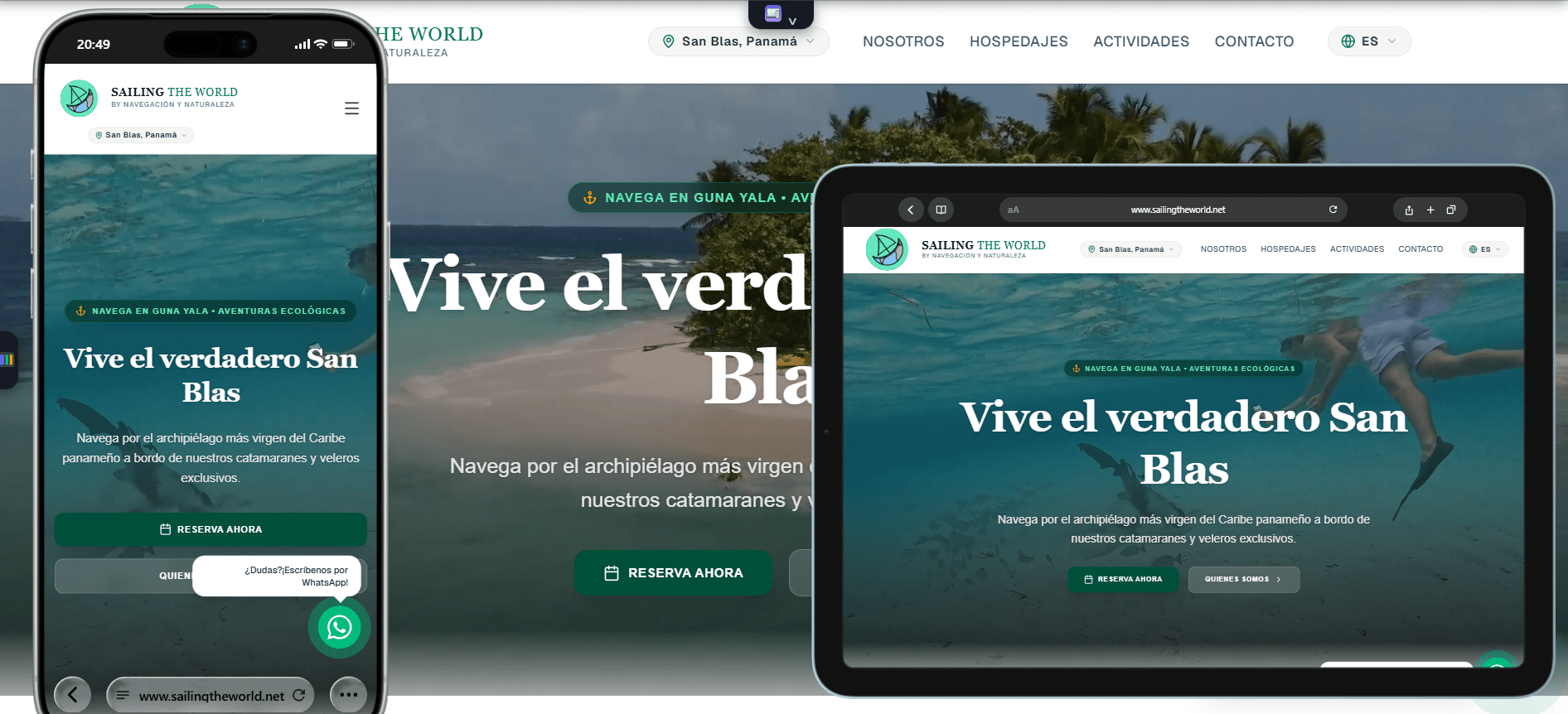 Plataforma de Alquiler de Flota Sailing The World